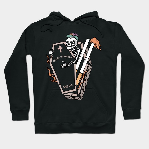 Cigarette and death Hoodie by gggraphicdesignnn